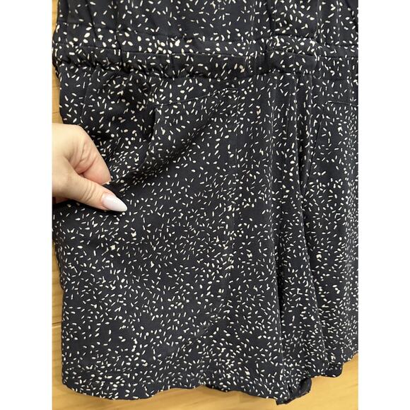 PASSION LILIE Romper Womens XS Rainey Organic Jumpsuit Navy Blue Sleeveless - Picture 6 of 13